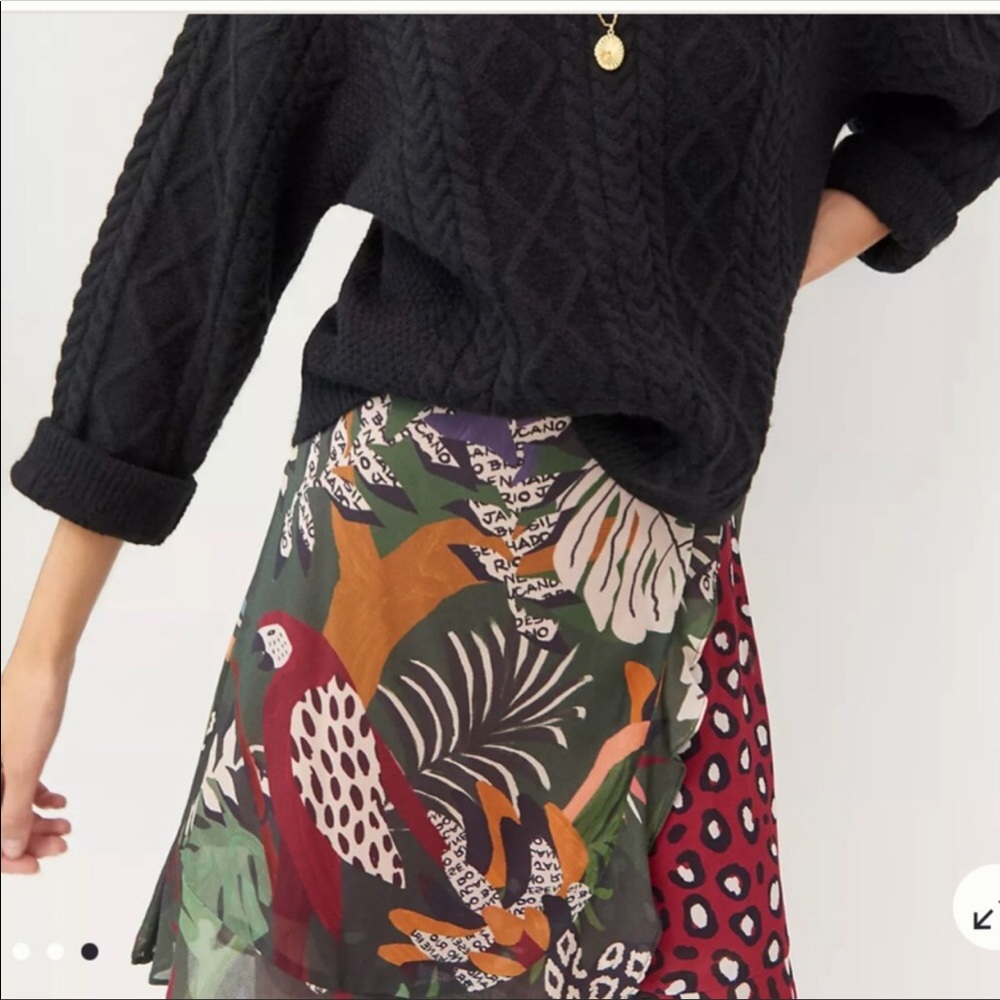 Anthropologie Farm Rio Belen Mini Skirt